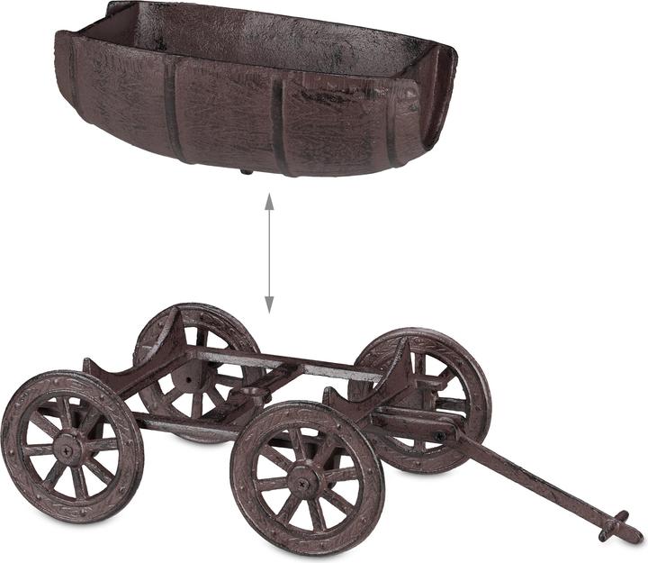 Produktbild Relaxdays Pflanzfass (20 cm)