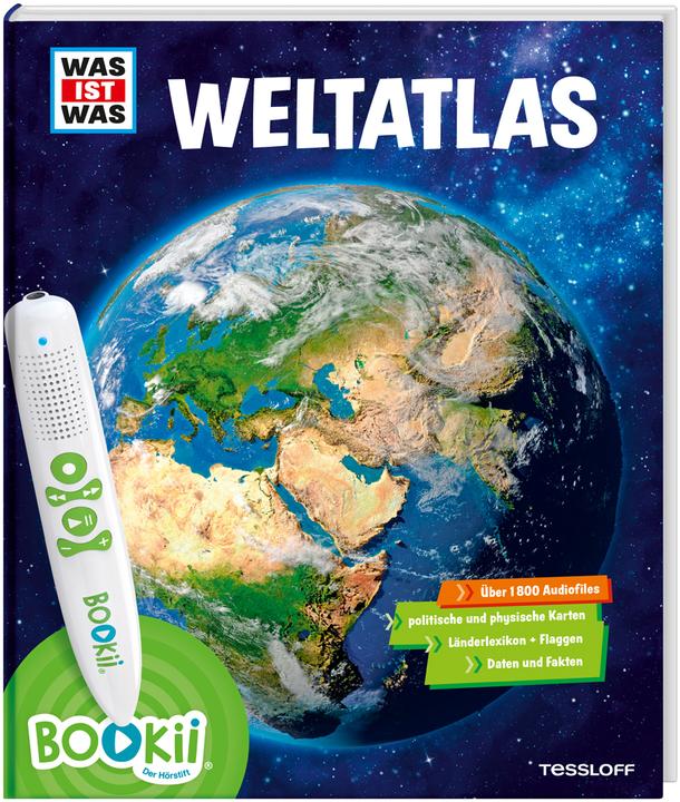 WAS IST WAS Weltatlas (Tedesco, Dr. Manfred Baur, Jürgen Heimüller, Michael Schmeling, Petra Nuda, 2018)