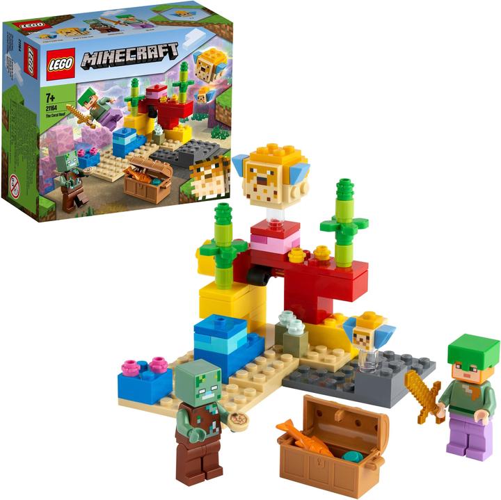 Actual product image LEGO The coral reef (21164, LEGO Minecraft)