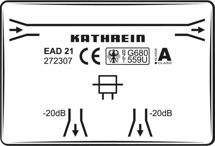 Actual product image Kathrein EAX 26/G splitter 16dB 6-way 5-1218MHz (Various)