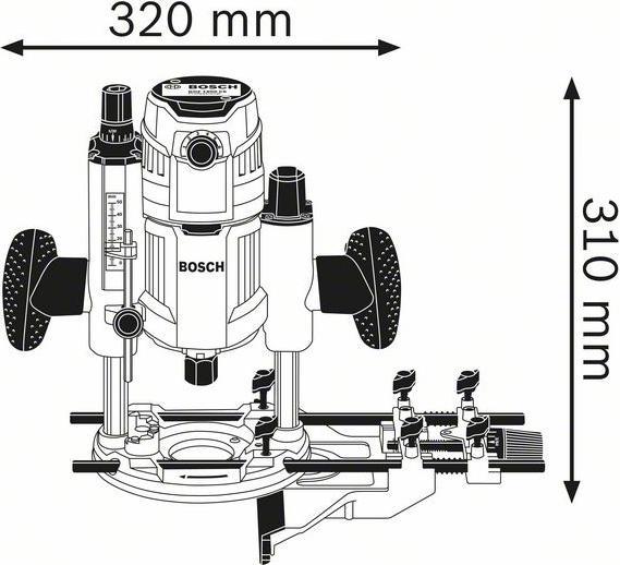 Actual product image Bosch Professional GOF 1600 CE