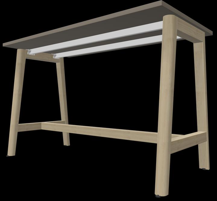 Immagine prodotto Narbutas Nova Wood tavolo alto (140 x 70 x 90 cm)