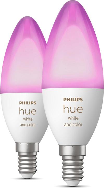 Immagine prodotto Philips Hue White & Color BT (E14, 5.30 W, 470 lm, 2 x, G)