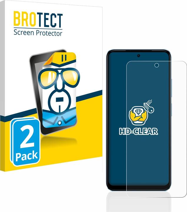 Actual product image BROTECT Screen Protector Clear (2 Piece, Xiaomi Redmi Note 12S)