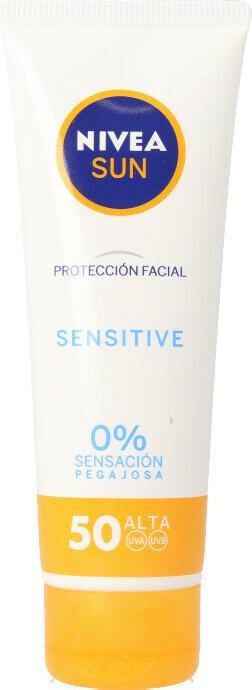 NIVEA SUN FACIAL sensitive SPF50 50 ml (Sonnencreme Gesicht, SPF 50, 50 ml)