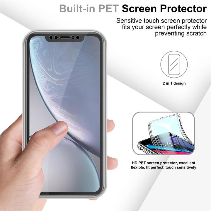 Actual product image Cadorabo TPU 360 Degree Case Cover (Apple iPhone XR)