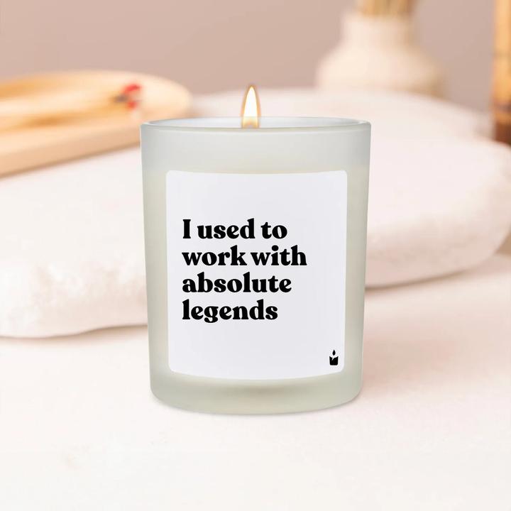 Produktbild Chatty Candles Duftkerze Flowery I used to work with absolute legends