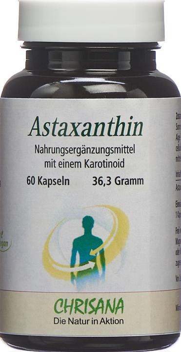 Produktbild Chrisana Astaxanthin Kapseln (60 Stk) (60 Stück, Kapseln, 500 g)