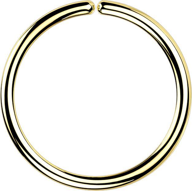 Immagine prodotto Star Piercing Anello micro piercing placcato oro 18k (senza ottone, Argento 925)
