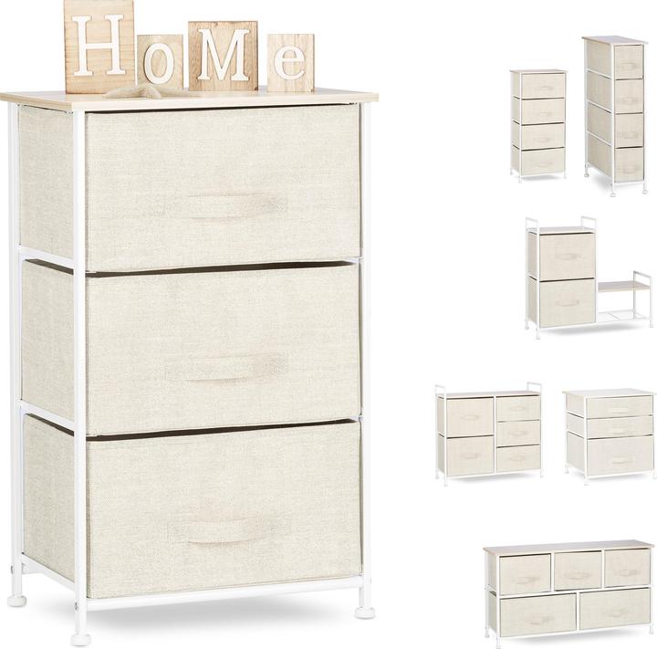 Produktbild Relaxdays Schubladenbox (45 x 30 x 95 cm)
