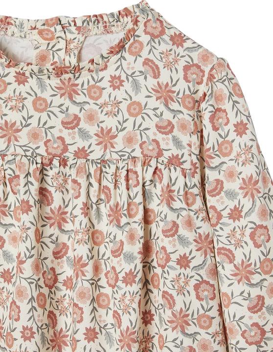Actual product image Vertbaudet Girls' blouse with floral pattern (146)
