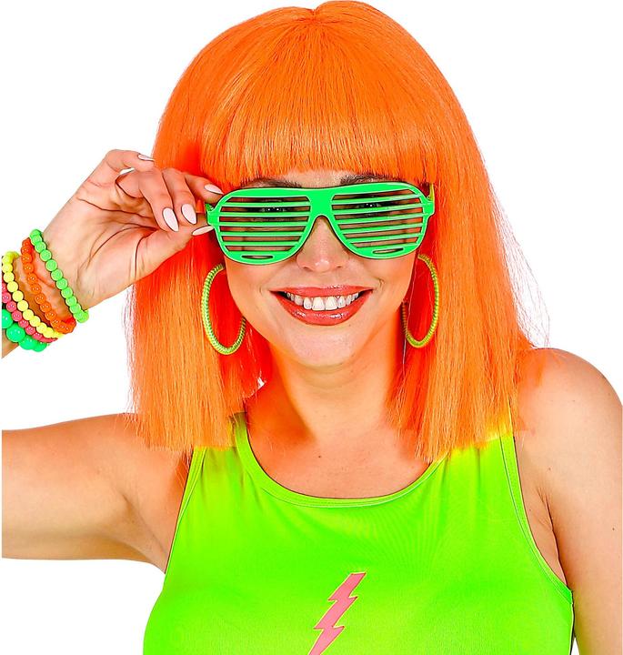 Actual product image Widmann 80s - Atzen glasses neon