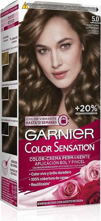 Actual product image Garnier COLOR SENSATION #5.0 castaño luminoso (#5,0 castaño luminoso)