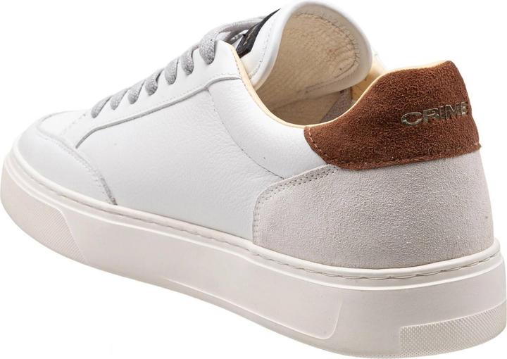 Produktbild Crime London Crime leather sneakers white and tan color (44)