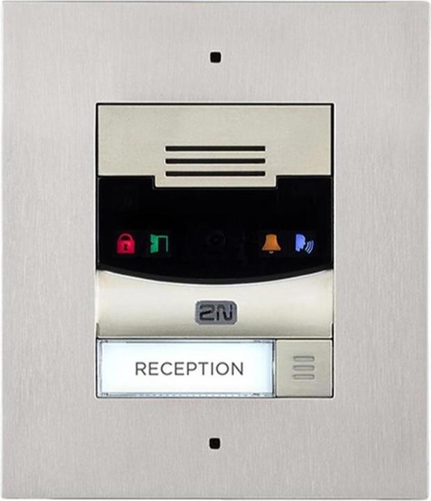 Actual product image 2N IP Door Station IP Solo without camera, wall mounting, silver (Ethernet, Cable)