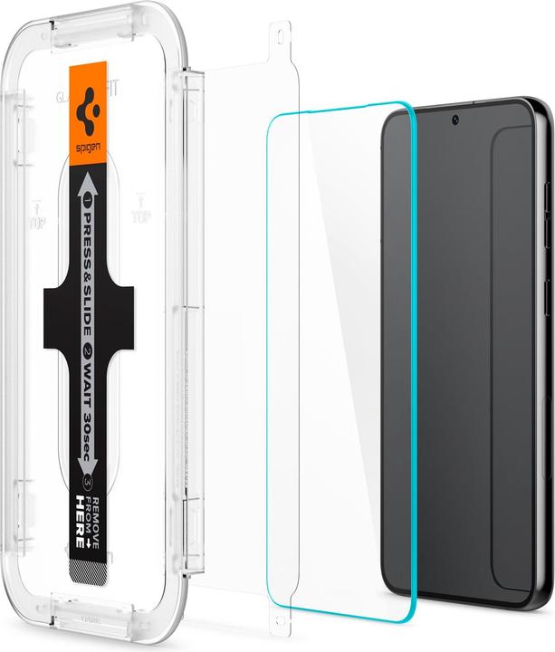 Actual product image Spigen Glas.TR Sam S23 2szt./2pcs "EZ FIT" AGL05958 szkło hartowane (2 Piece, Samsung Galaxy S23)