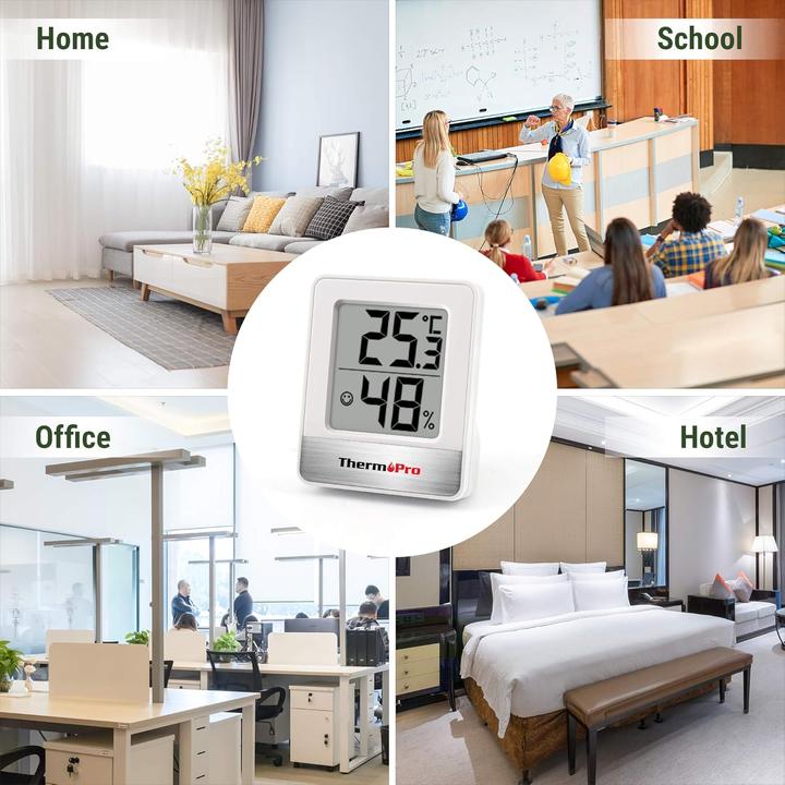 Immagine prodotto ThermoPro 4er-Set Raumthermometer TP49W-4