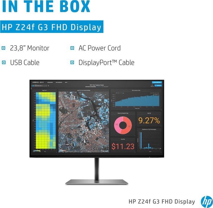 Produktbild HP Z24f G3 (1920 x 1080 Pixel, 23.80")
