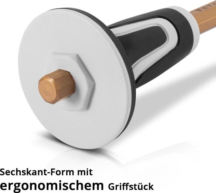 Actual product image Stahlwerk Flat chisel / pointed chisel set of 2 gold 300 mm hand chisel