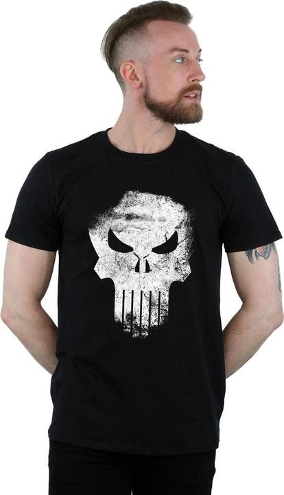 Produktbild The Punisher Distrressed Skull TShirt (XL)