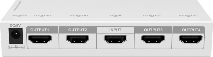 Actual product image Vision TECHCONNECT HDMI 1:4 DISTRIBUTION AMPLIFIER Splitter for professional applications. HDMI 1.4a
