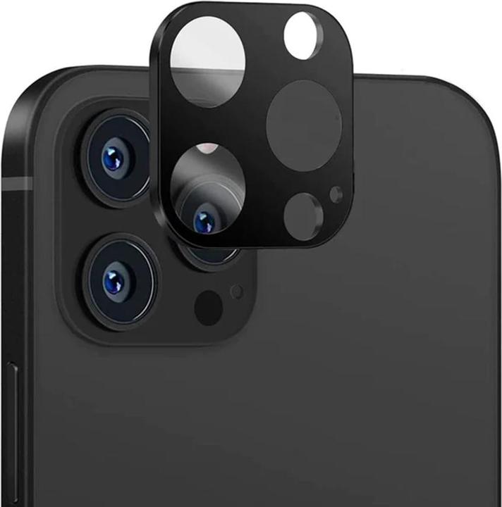 Productafbeelding Techsuit - Full Camera Glass - iPhone 11 Pro / iPhone 11 Pro Max - Black (Apple iPhone 11 Pro Max, Apple iPhone 11 Pro)