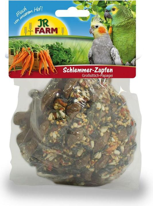 Immagine prodotto JR Farm Coni gourmet per parrocchetti e pappagalli di grandi dimensioni, 195 g (1 x, 0.20 kg)