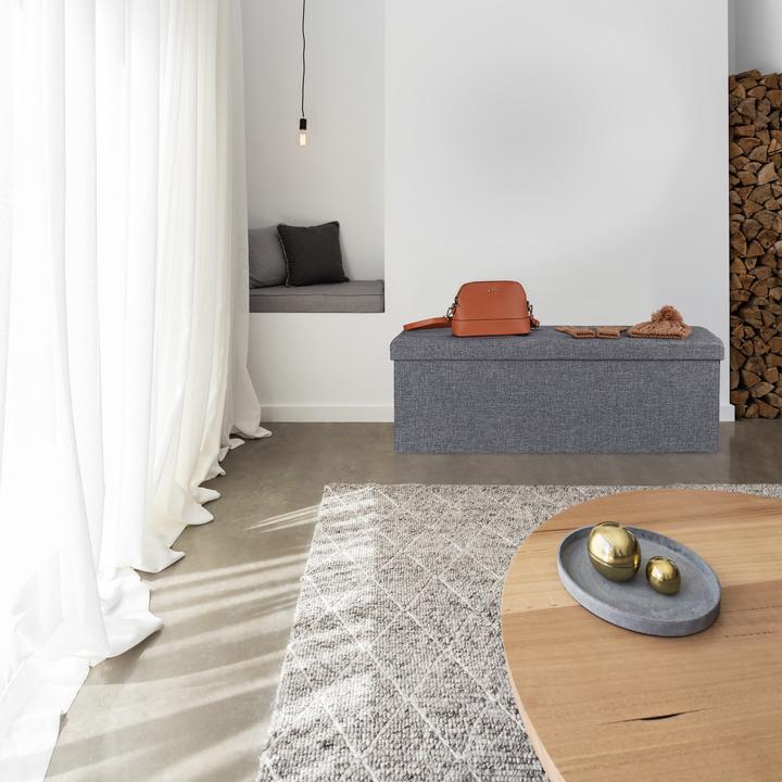 Image du produit Relaxdays Banquette rangement, spacieuse (110 cm)