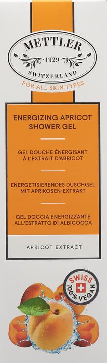 Immagine prodotto Mettler1929 Gel doccia energizzante con estratto di albicocca (200 ml)