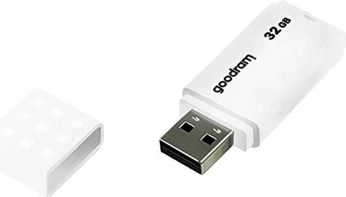 Image du produit Goodram UME2 UME2-0320W0R11 Lecteur portable (32 Go, USB 2.0, blanc) (32 Go, USB-A, USB 2.0)