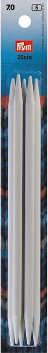 Produktbild Prym Strumpfstricknadeln, grau 7.00 mm, 20 cm, Kunststoff