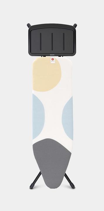 Produktbild Brabantia Bügeltisch Spring Bubbles mit Dampfstationsablage (124 x 38 cm)