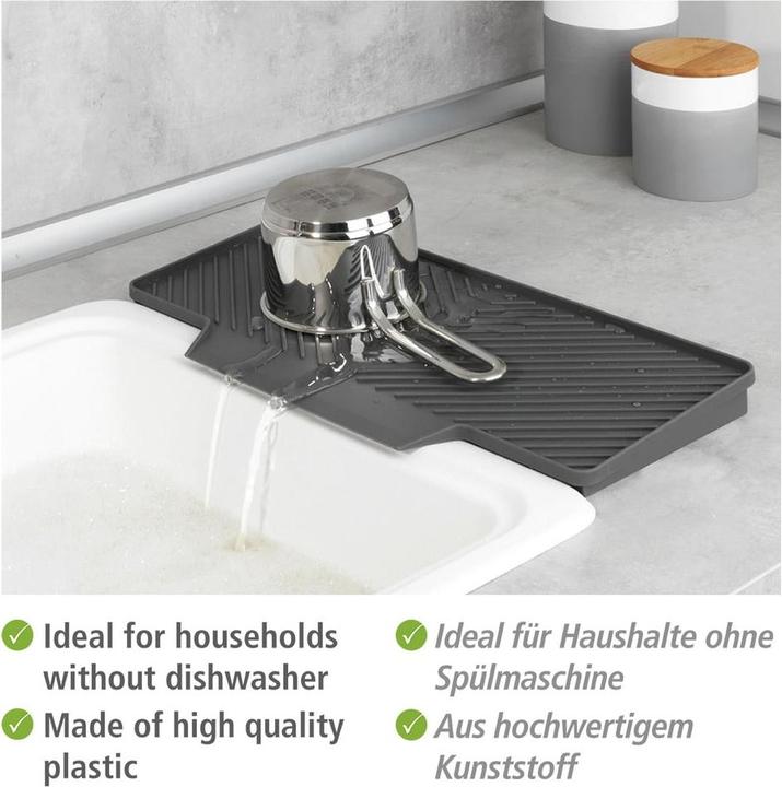 Actual product image Wenko Drainer mat Neli grey