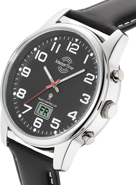 Immagine prodotto Master Time MTGA-10816-21L Orologio radiocontrollato da uomo 41mm 3ATM (Orologio digitale, Orologio da polso analogico, Orologio radiocontrollato, 41 mm)