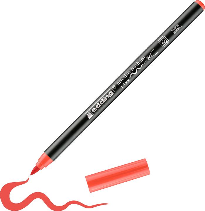 Actual product image Edding Porcelain colouring pen Brushpen (Light blue, 4 mm, 1 x)
