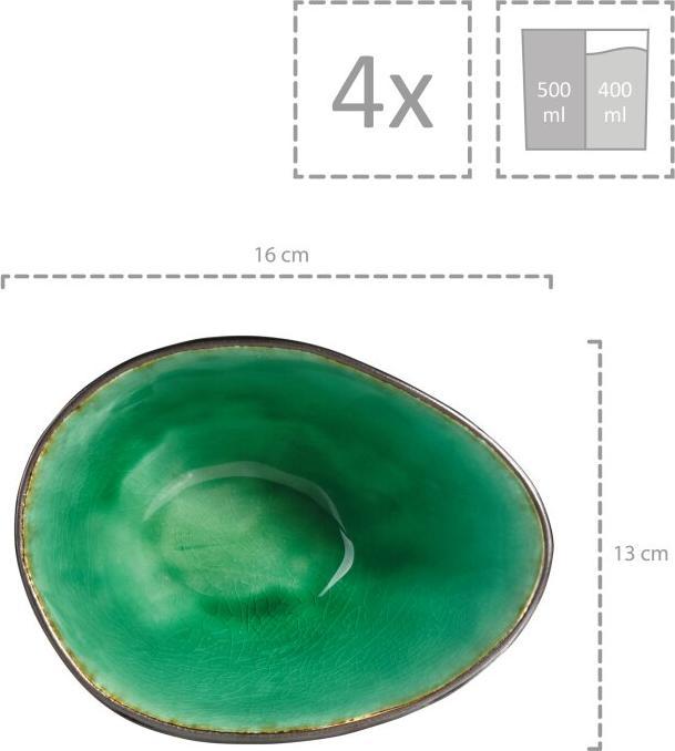 Actual product image Sänger Geschirr Cereal bowls Palm Beach (0.80 l, 4 x)