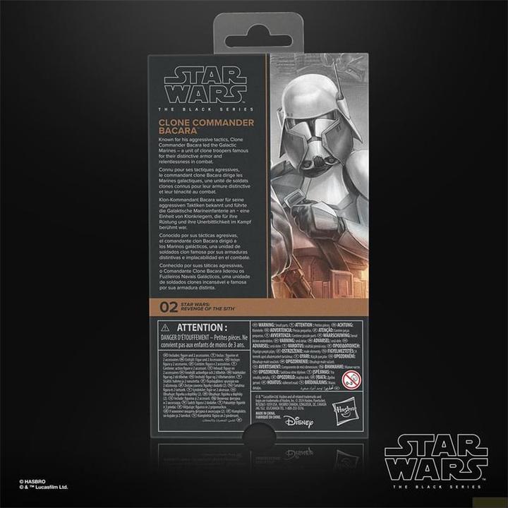 Image du produit Hasbro Star Wars Épisode III Black Series Clone Commander Bacara