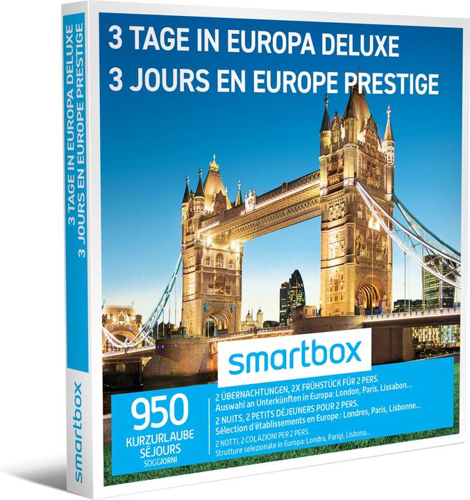 Immagine prodotto Smartbox 3 giorni in Europa (2 pers.)