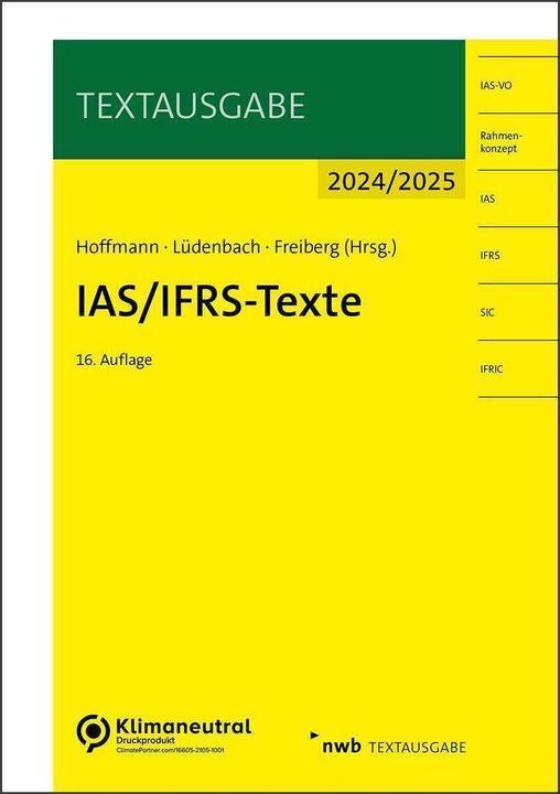 Produktbild IAS/IFRS-Texte 2023/2024 (Deutsch, Norbert Lüdenbach, Jens Freiberg, 2024)