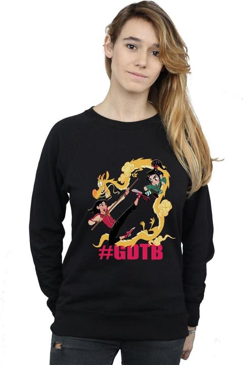 Actual product image Disney Womens/Ladies Wreck It Ralph Mulan And Vanellope Sweatshirt (L)