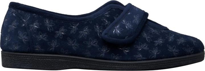 Actual product image Universal Textiles Ivy slippers with velcro fastening floral pattern (40)