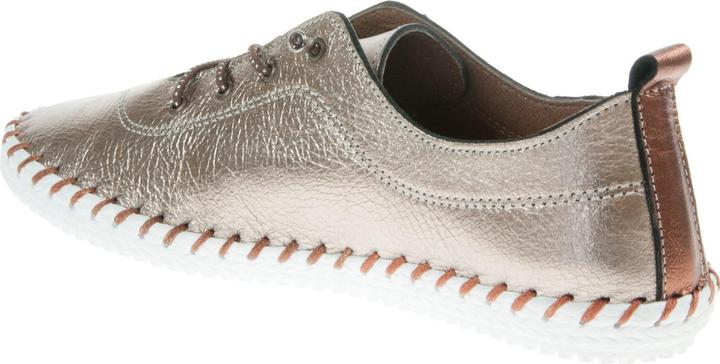 Produktbild Lunar Leinenschuhe St Ives Metallic Leder (39)