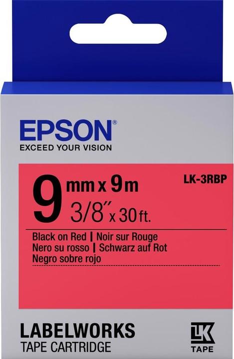 Produktbild Epson Etikettenkassette Lk-33rbp (0.90 cm, Rot)