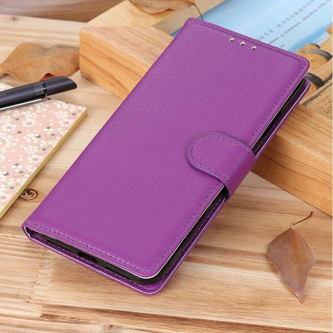 Actual product image MU Classic Litchi Leather Bookcover Series (Samsung Galaxy S21 Ultra)