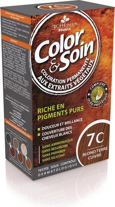 Actual product image 3 Chênes Coloration 7C blond ter cuivré (7C blonde terre cuivré)
