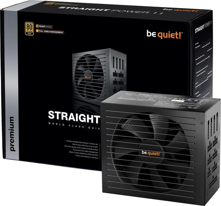 Actual product image be quiet! Straight Power 11 Gold (1000 W)