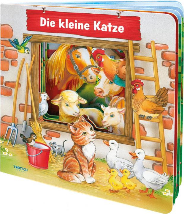 Fensterpappenbuch - Die kleine Katze (German)