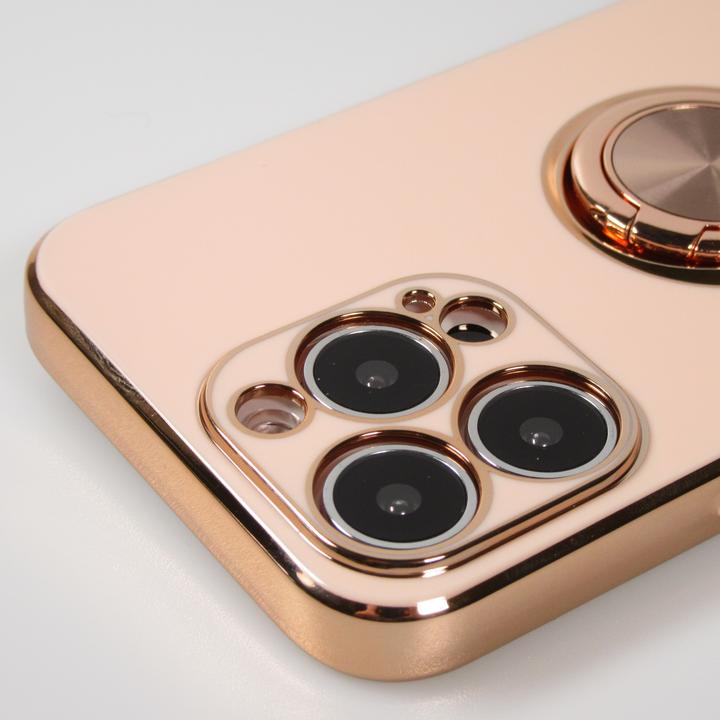 Actual product image PhoneLook Coque Gel Bronze avec anneau (Apple iPhone 13 Pro)