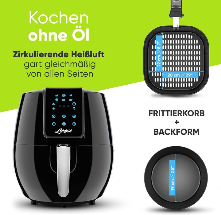 Image du produit Liebfeld Kit friteuse à air chaud XXL