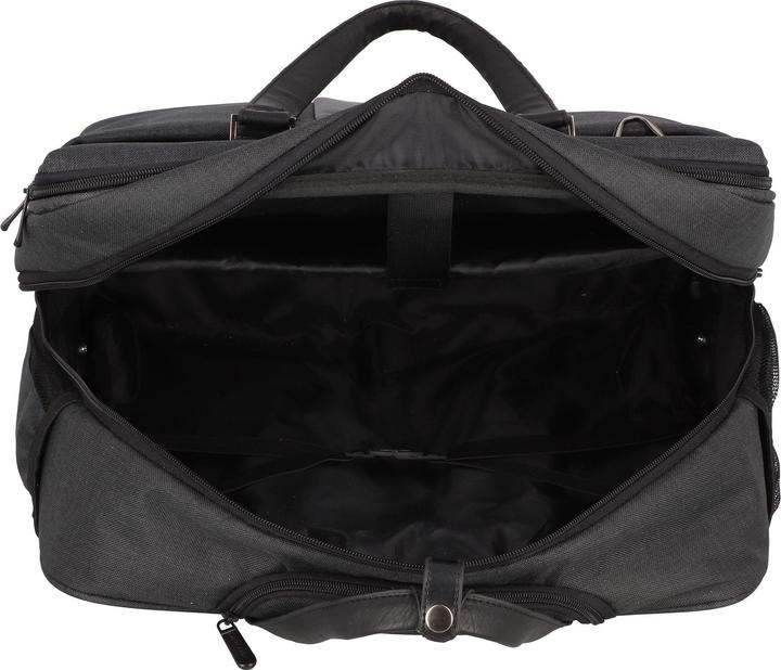 Produktbild Dermata Business Laptop Trolley Canvas 3497CV Zwart (32 l, Handgepäck (bis 50l))